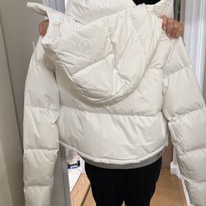 lululemon athletica White Bomber Jacket